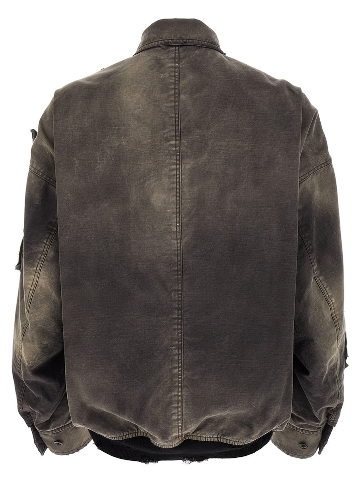 Maison Mihara Yasuhiro Military Jacket Puffer Jackets - Black | 0dd8d5f003dff5a337eb8a8f9761829c58004247
