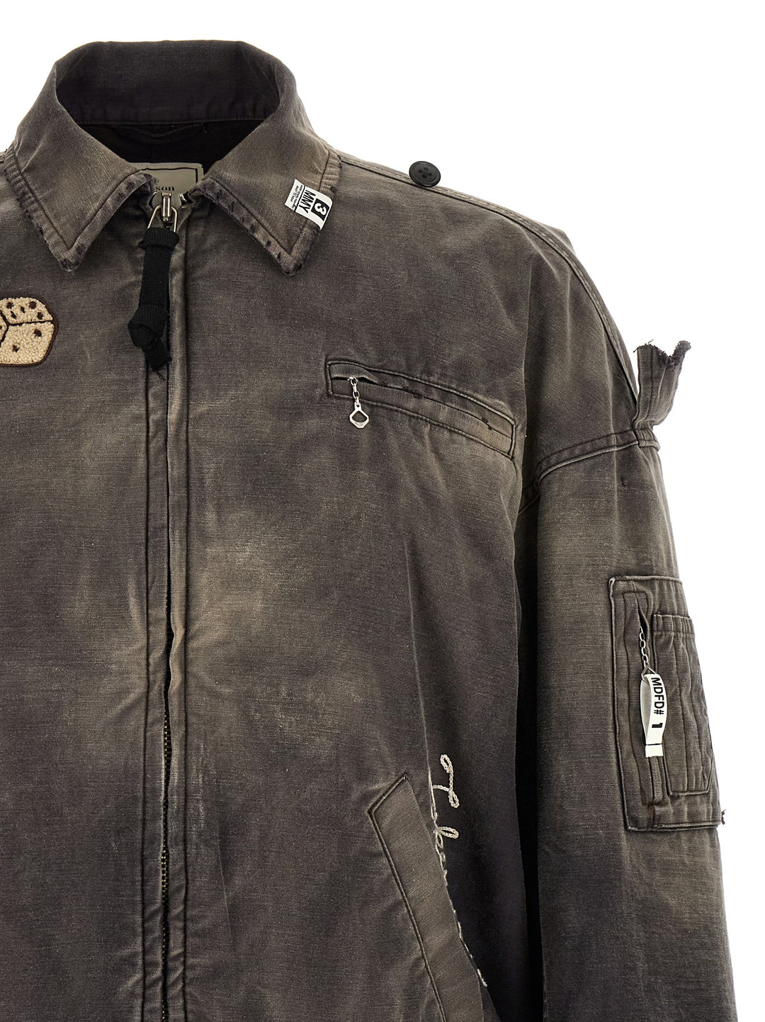 Maison Mihara Yasuhiro Military Jacket Puffer Jackets - Black | e9d92e2579ec7747788923ef27e5c28ae7bfe29e