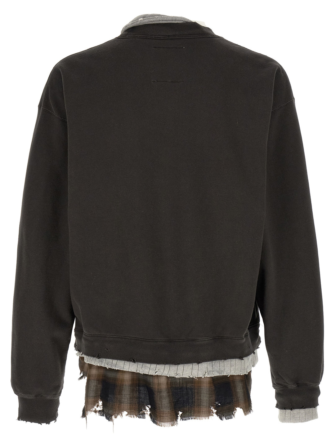 Maison Mihara Yasuhiro Three Layer Sweatshirt - Black | 56532205e6f2f8375bede3193de1b4f616b50a11