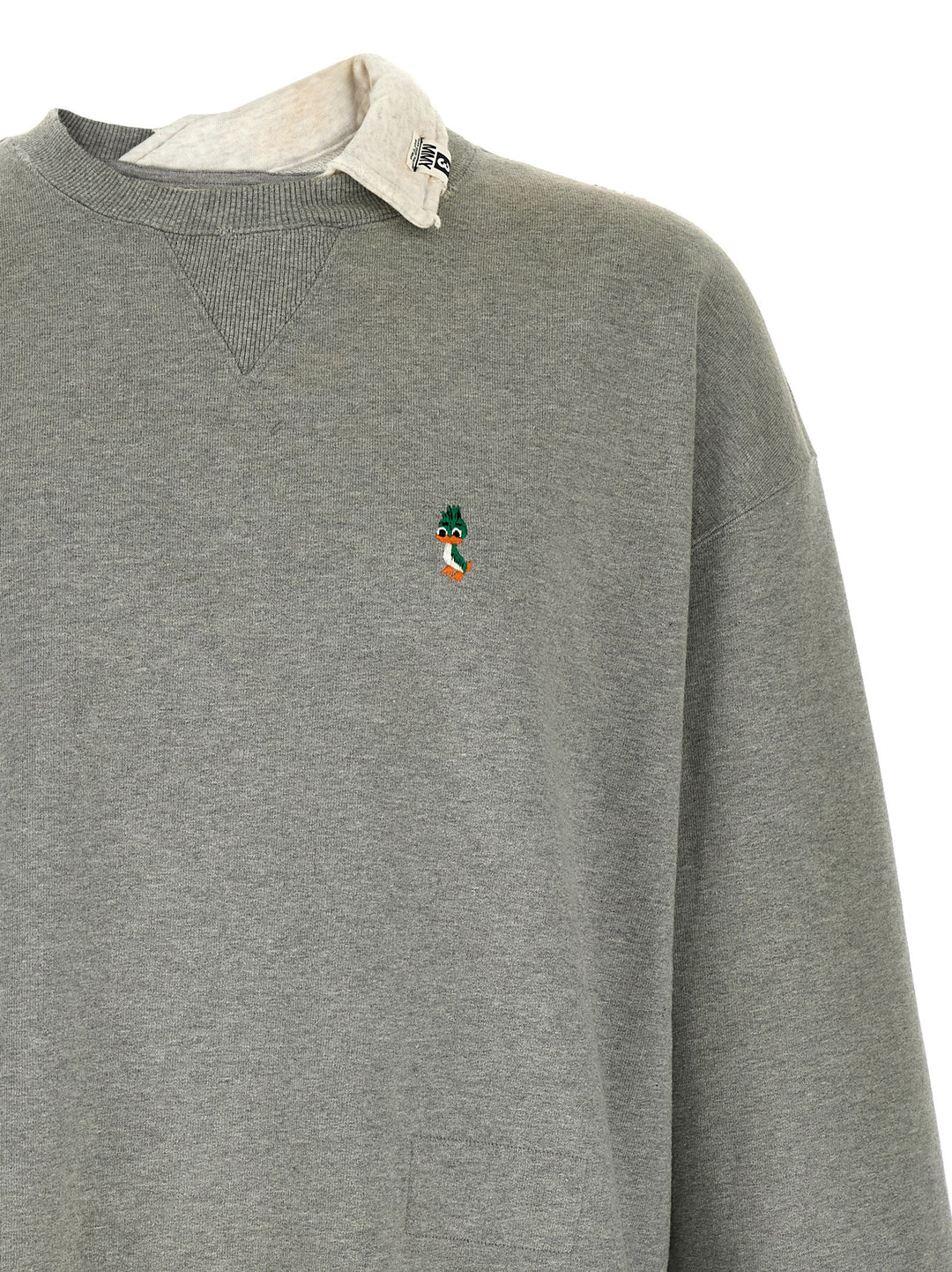 Maison Mihara Yasuhiro Three Layer Sweatshirt - Gray | 451fc4b9566da82ef435c7399b94c4a51ab27186