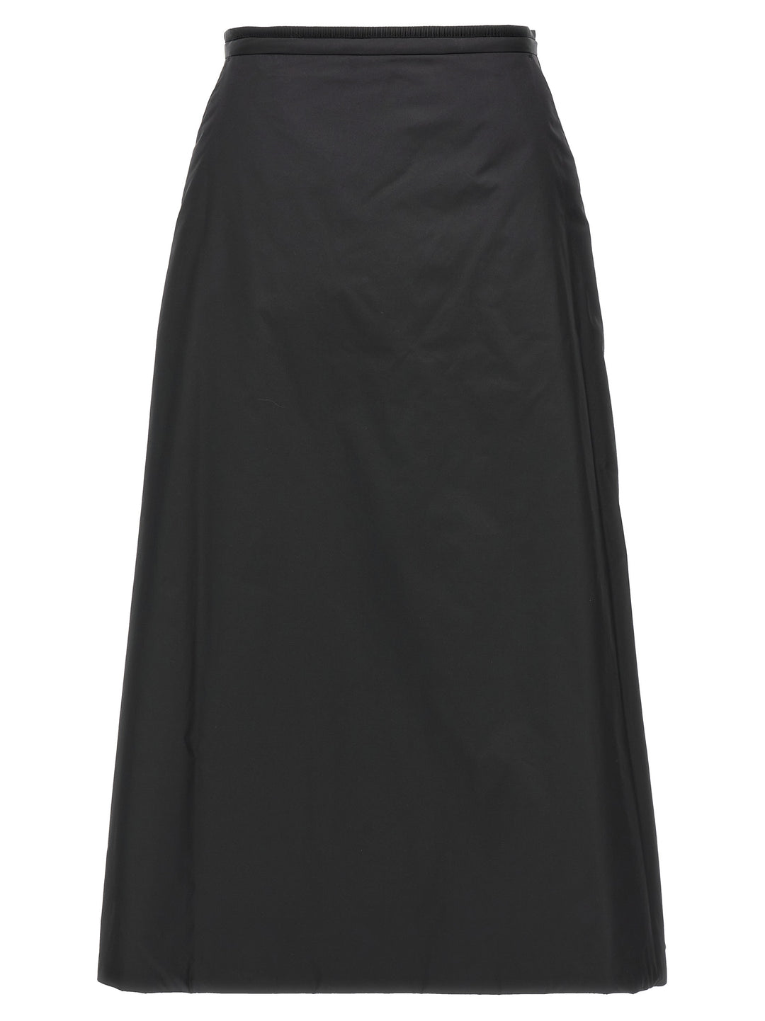 Padded Midi Skirt Skirts Black