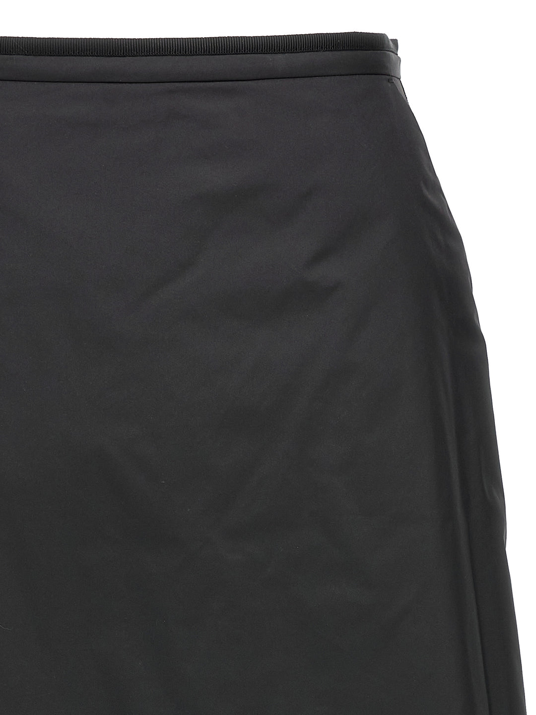 Padded Midi Skirt Skirts Black