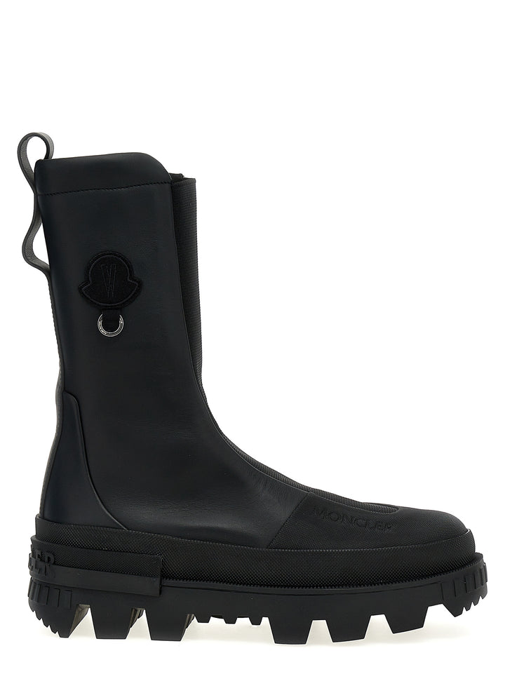 Moncler X Willow Boots Boots, Ankle Boots Black