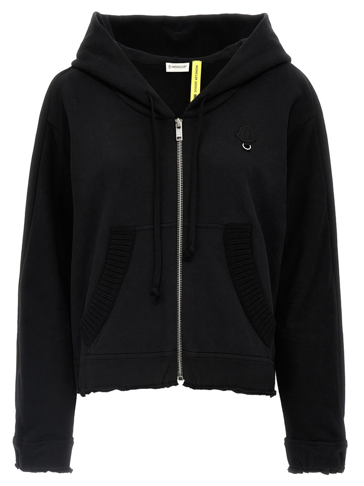 Moncler X Willow Smith Hoodie Sweatshirt Black