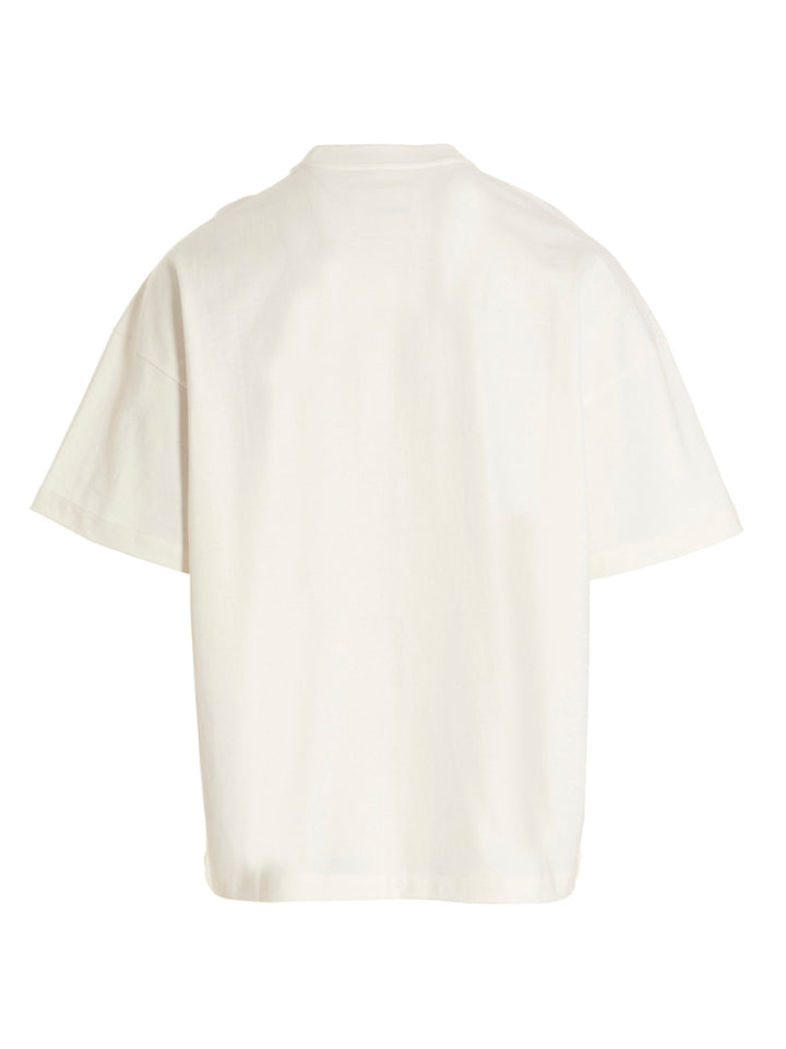 Jil Sander Logo Print T-shirt - White/Black | e2d5370c28ae695bf82f5a56db88914ccdebe63d