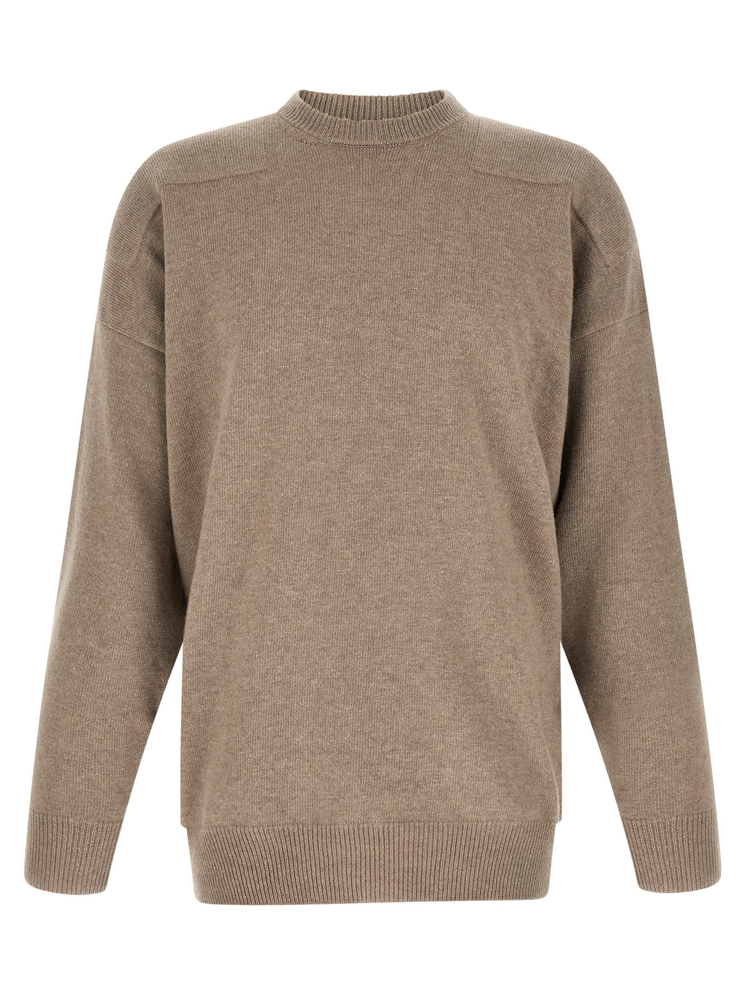 Jil Sander Mélange Wool Sweater Sweaters and Cardigans - Beige | c1b641ed8992d2f6cebc43507f61cc5d6640bfc5