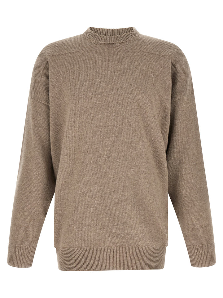 Jil Sander Mélange Wool Sweater Sweaters and Cardigans - Beige | c1b641ed8992d2f6cebc43507f61cc5d6640bfc5