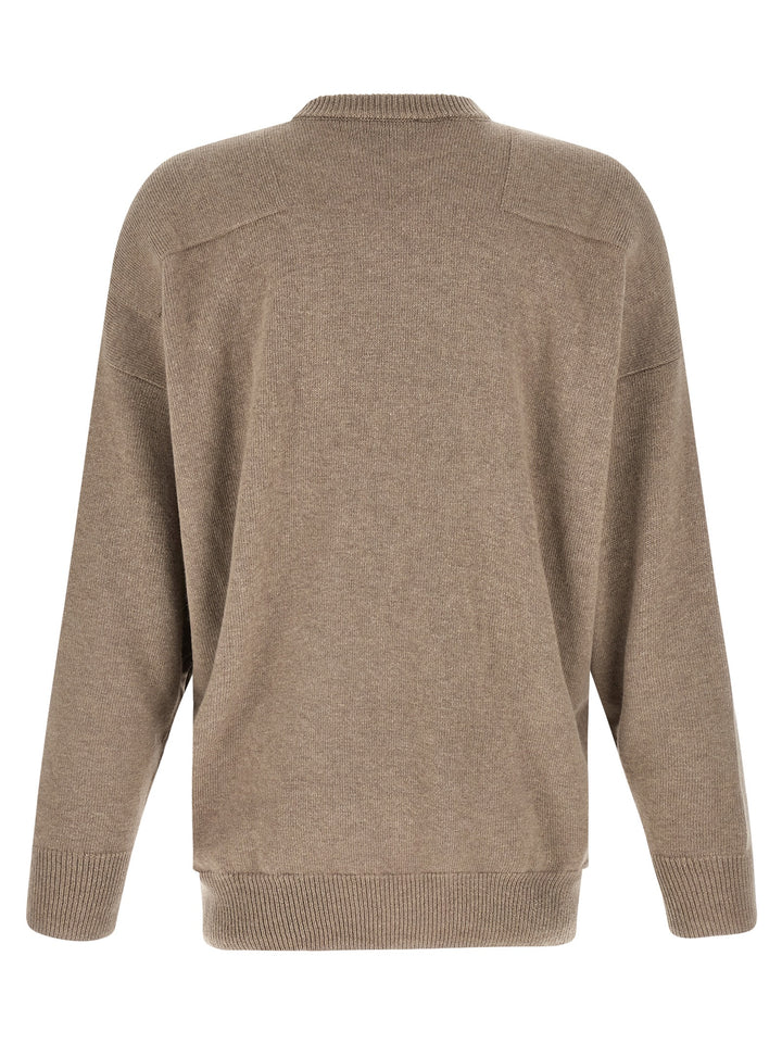 Jil Sander Mélange Wool Sweater Sweaters and Cardigans - Beige | cf8520a8eba7edfffe3b8b9fb33cdc0bd5d513d8