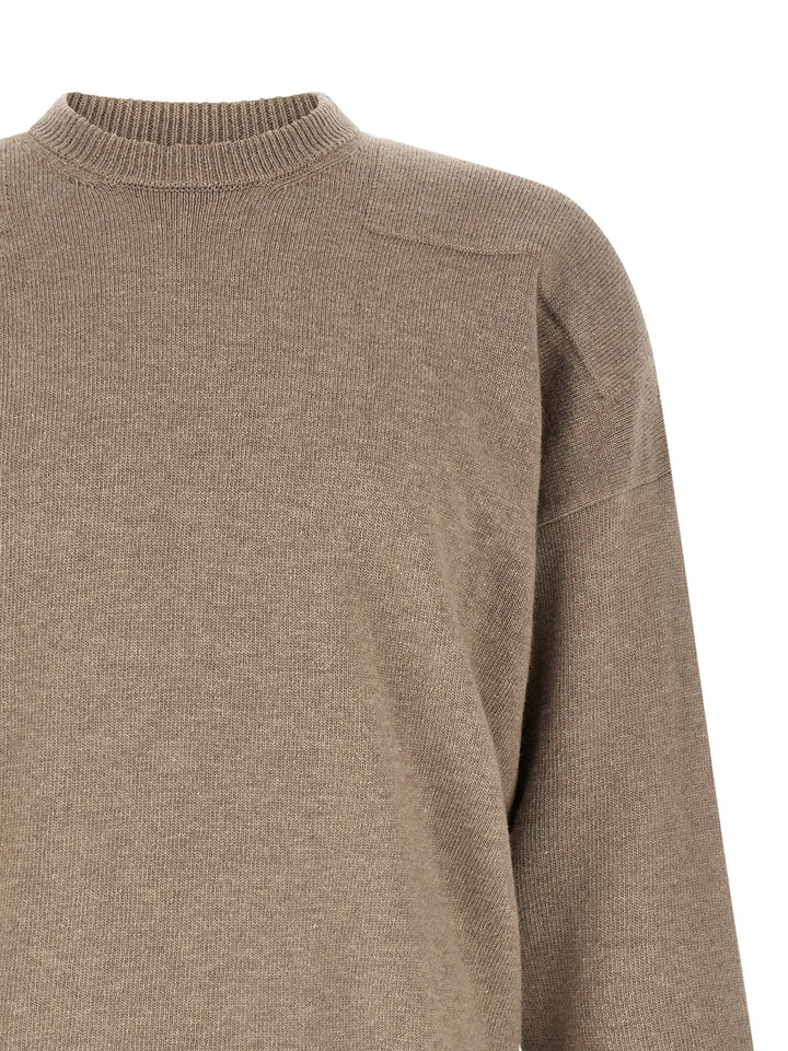 Jil Sander Mélange Wool Sweater Sweaters and Cardigans - Beige | f738066b48ff757d7497a08488e9200e9ae4e676
