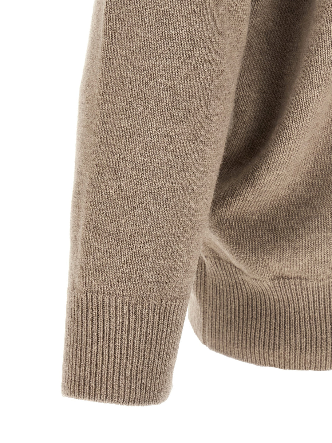 Jil Sander Mélange Wool Sweater Sweaters and Cardigans - Beige | 6c787f3697bf561da451d3fd9d103837fd3ca350