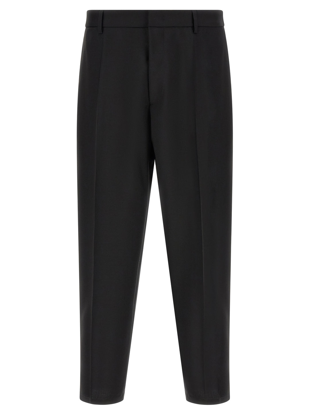 Jil Sander Wool Canvas Pants - Black | aa0f7d6f204414215b16a5f7413c27668fff7bb0