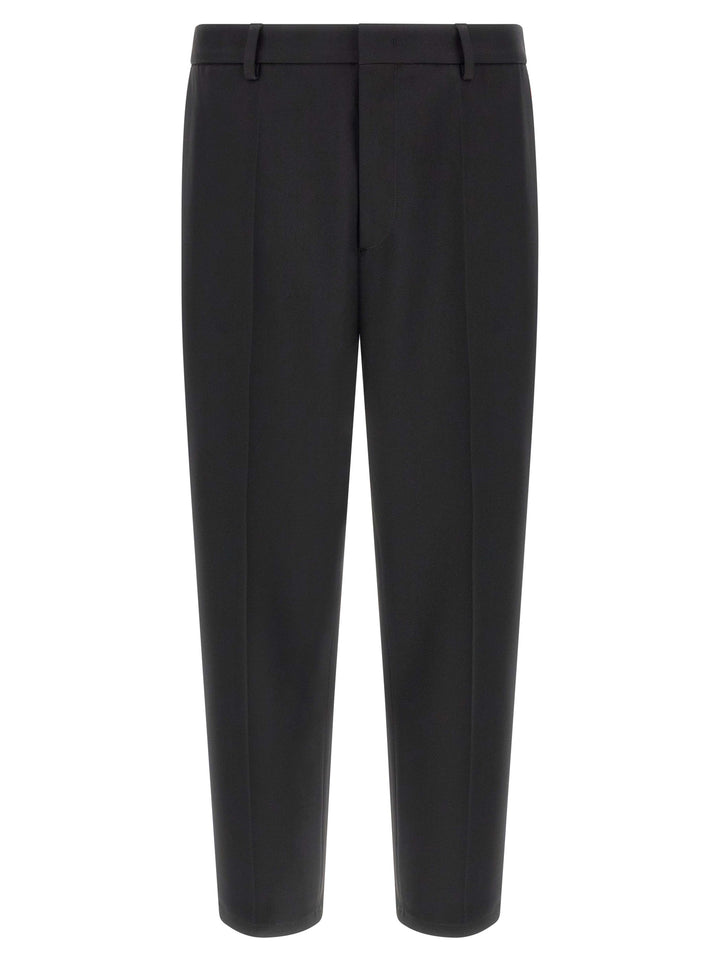 Jil Sander Technical Gabardine Trousers Pants - Black | f1be5f784e1af9e1035c6ab32033521a345a1e93