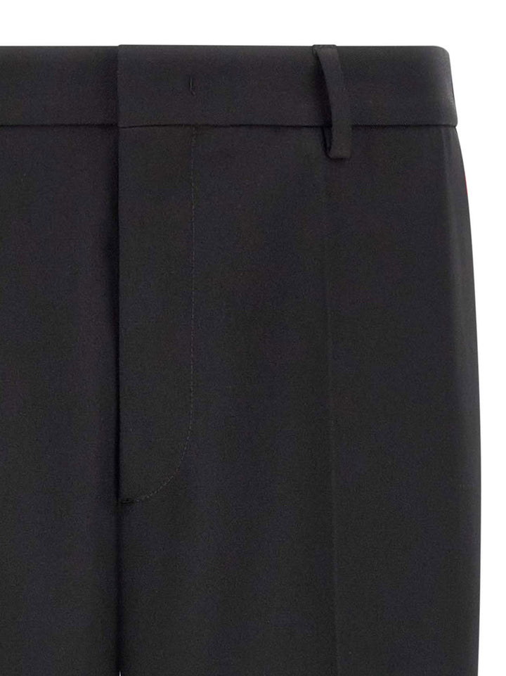 Jil Sander Technical Gabardine Trousers Pants - Black | ba417a7e0d500a94477d8b885bdbe3ce159bff0a