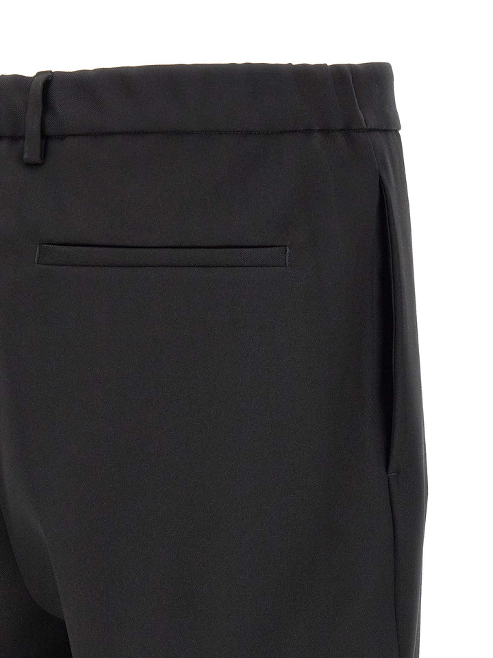 Jil Sander Technical Gabardine Trousers Pants - Black | 45b39bb038072b2e86fcf3b6ab56200e449ed37d