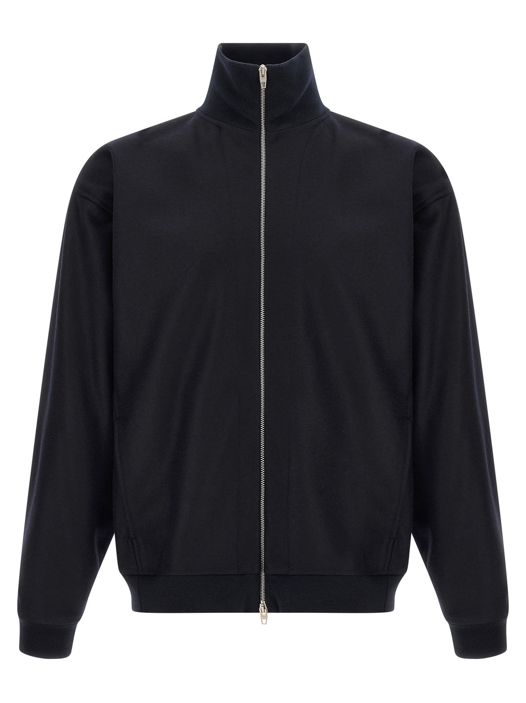 Jil Sander Wool Jacket Puffer Jackets - Blue | c582985d01b55e93c6f3d1b427077a192db2fae5
