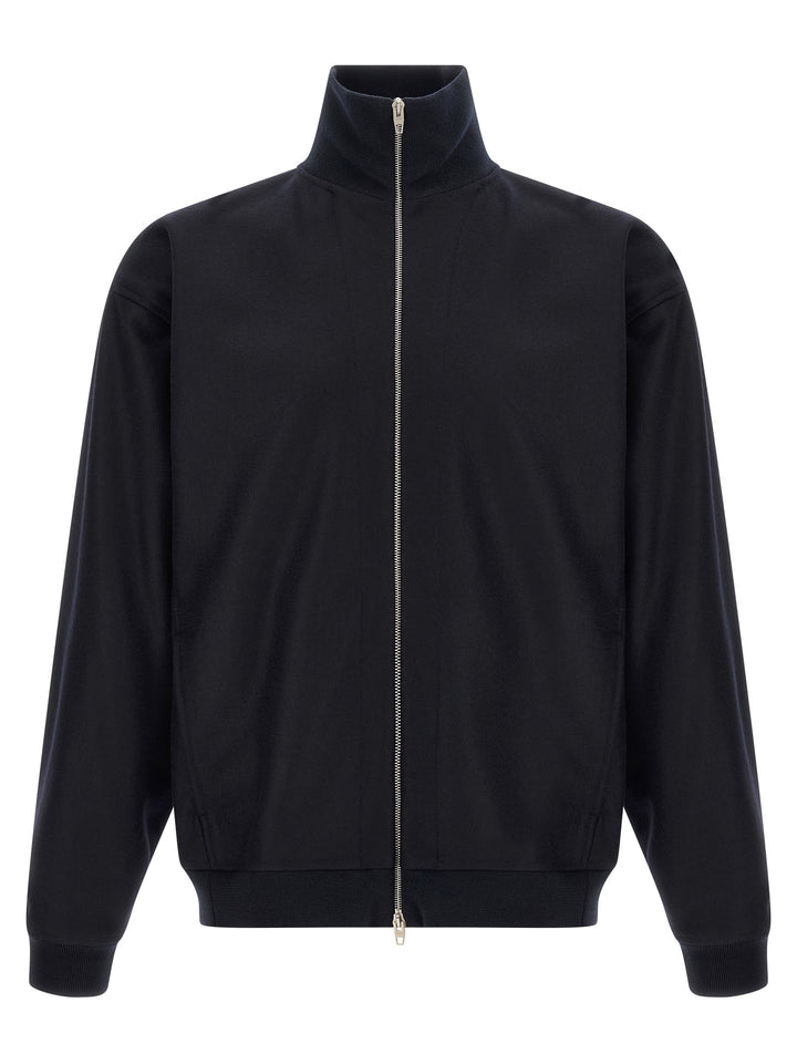 Jil Sander Wool Jacket Puffer Jackets - Blue | c582985d01b55e93c6f3d1b427077a192db2fae5