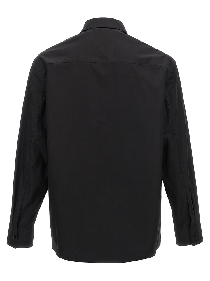 Zip Shirt Shirt, Blouse Black