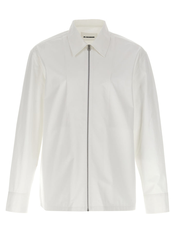 Zip Shirt Shirt, Blouse White