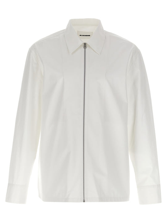 Zip Shirt Shirt And Blouse White