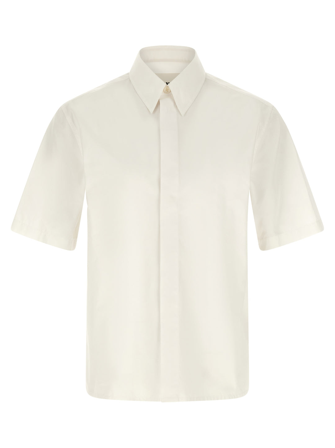 Jil Sander Logo Embroidery Shirt Shirt and Blouse - White | 4f737ee1199e22e737aa250c625c43544b7fd923