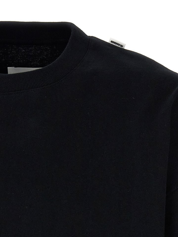 Jil Sander Basic T-shirt - Black | ebbe7e582d70fe21144314b6f95a83cc3eda5a6e