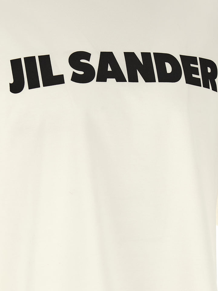Jil Sander Jil Sander T-shirt - White/Black | f8b1b2185473f426893af976eb4e373ef9f738bd