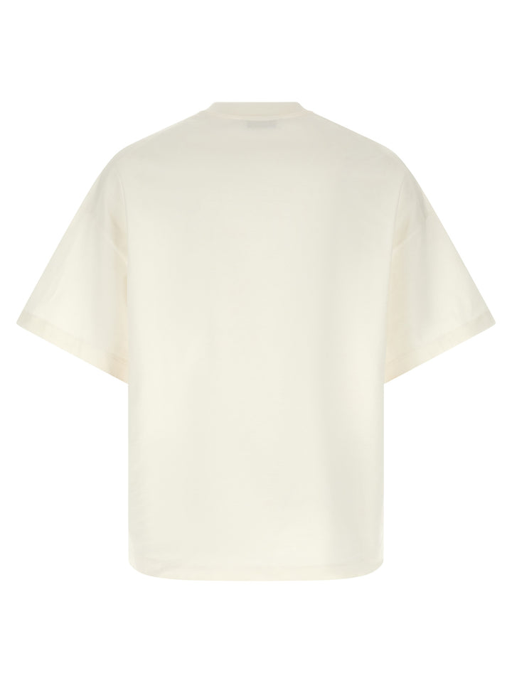 Jil Sander Logo T-shirt - White/Black | eefd0d8d9814ceb8b414506ef1fd336b2831d257
