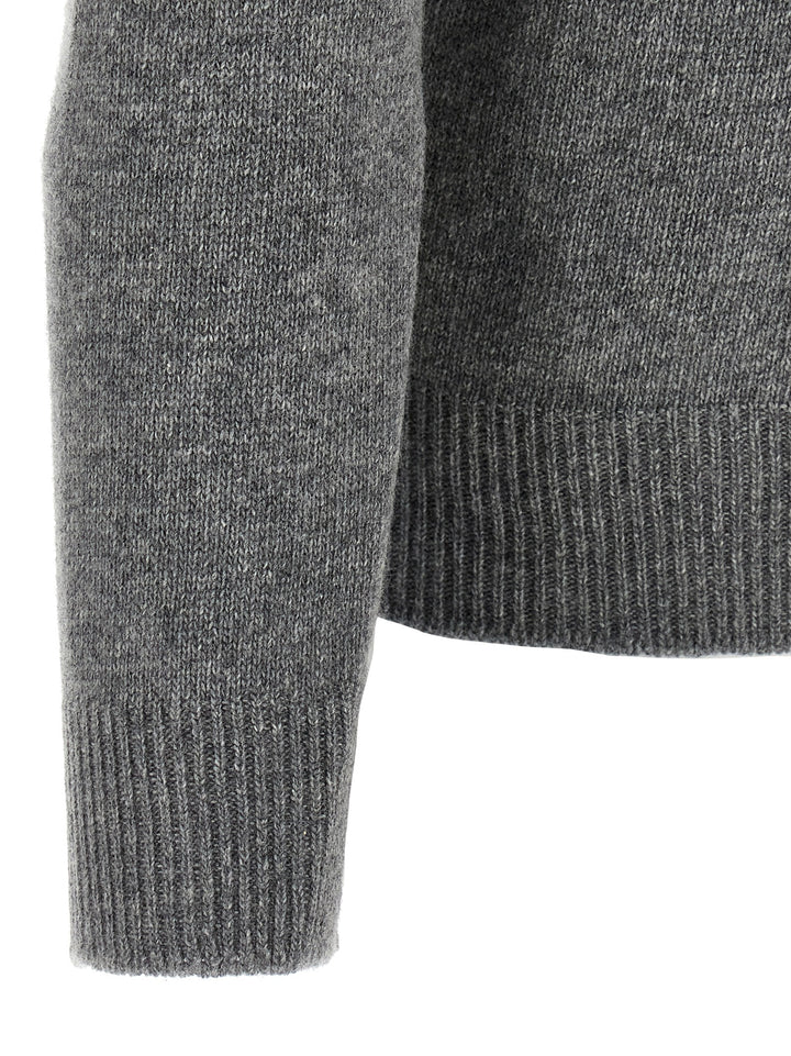 Jil Sander Cashmere Wool Sweater Sweaters and Cardigans - Gray | 3ce98ae93ff56de9e334748f636d0fd262443524