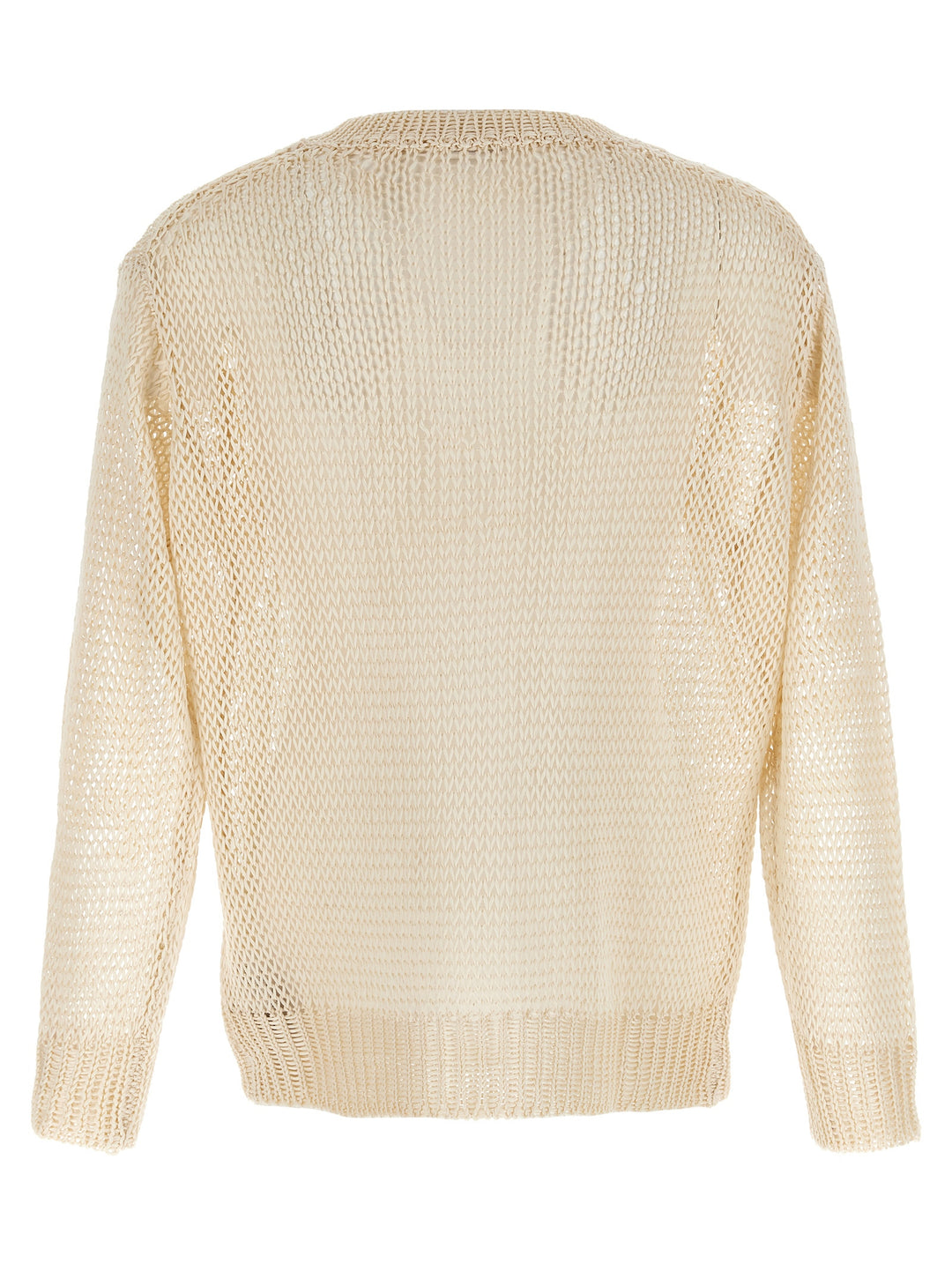 Net Mesh Sweater, Cardigans Beige