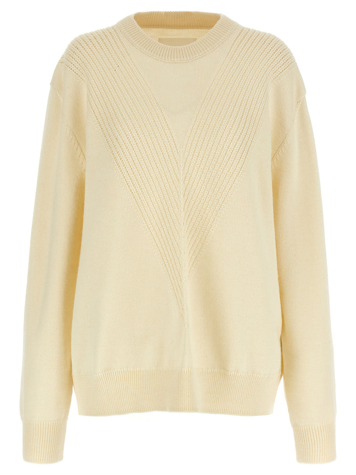 Jil Sander Wool Sweater Sweaters and Cardigans - White | 17f8fff40ce1ed5f441e1437b604aeaa43f6735c