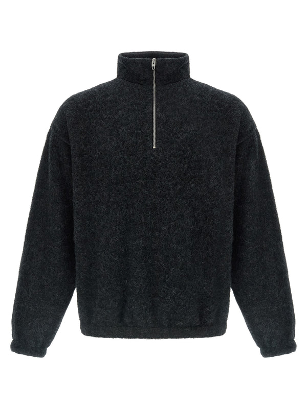 Half-Zip Sweatshirt Gray