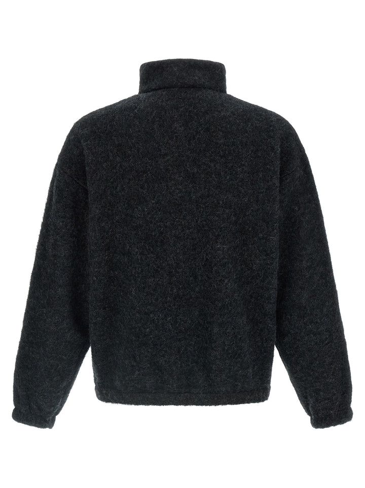 Jil Sander Half-Zip Sweatshirt - Gray | b552e9f830ed11d6addcc30eca9d9ca344931fe4