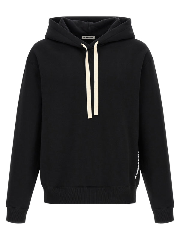 Cotton Hoodie Sweatshirt Black