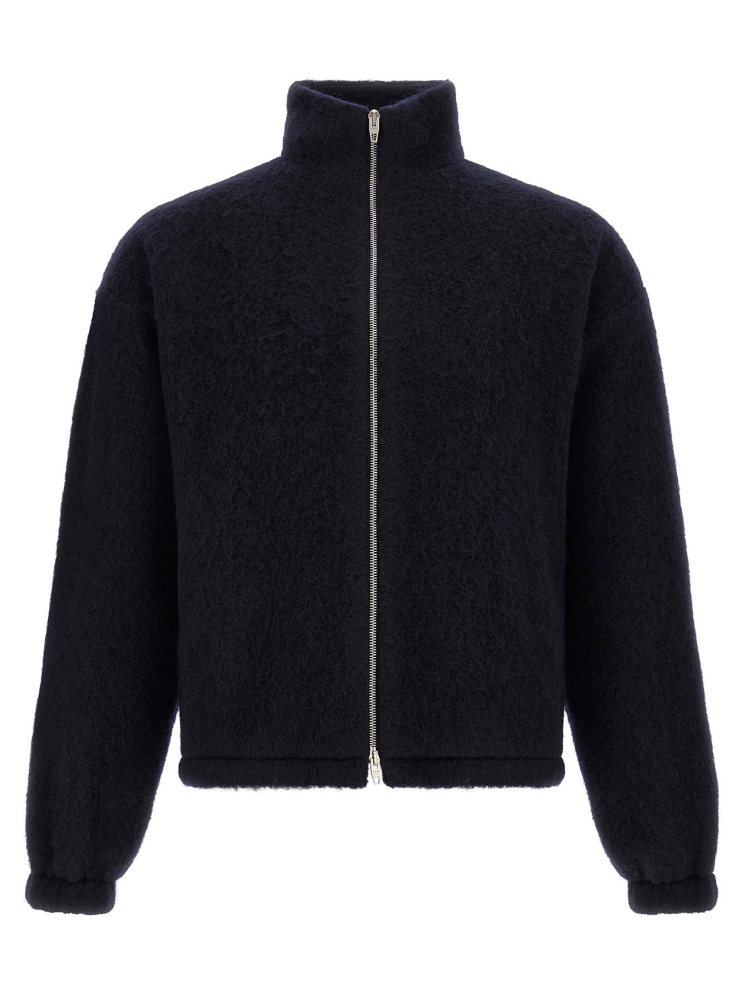 Jil Sander Zipped Sweatshirt - Blue | 8c443c1638701a867b7a265064da0b1a9b5fda2b