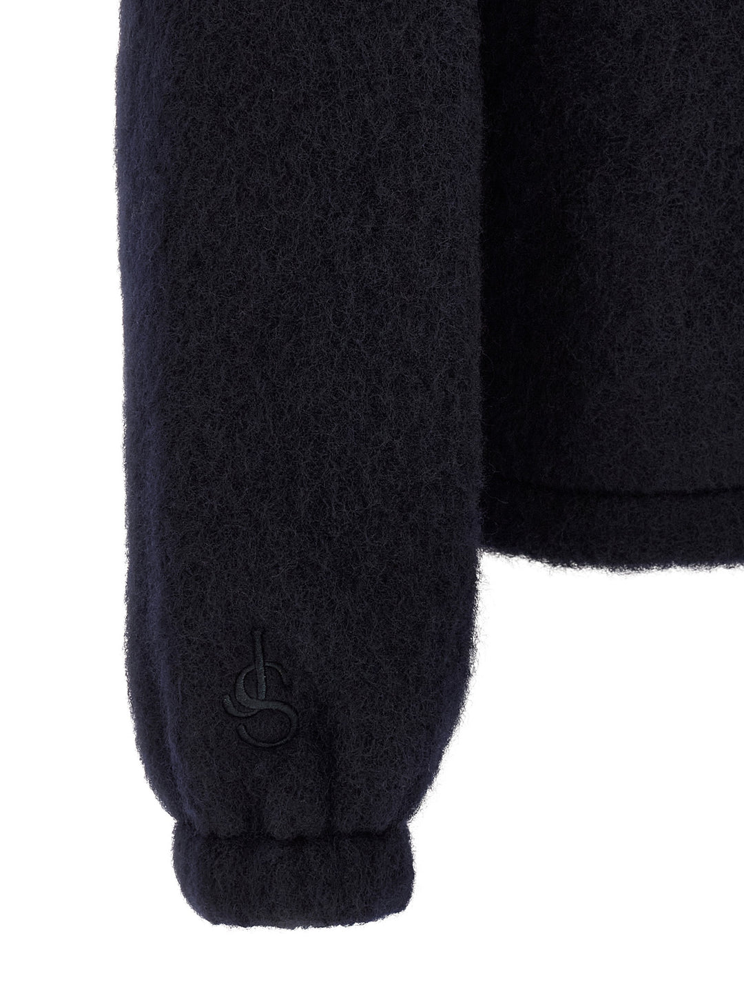 Jil Sander Zipped Sweatshirt - Blue | c61d288c1027aea9716e983ea10df3cf37d59ec1
