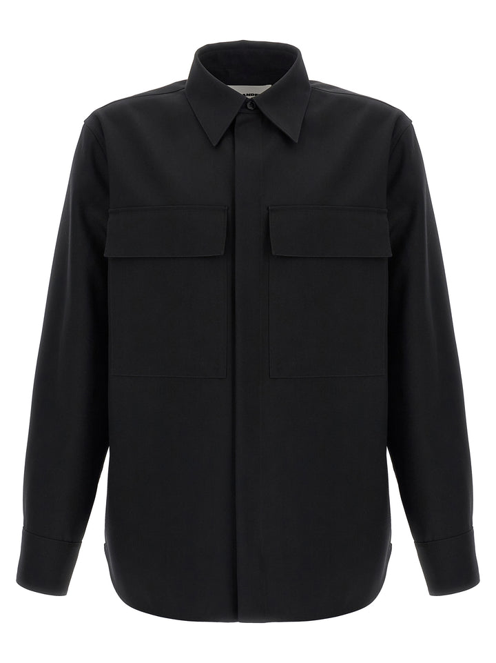 Jil Sander 08 Shirt and Blouse - Black | bf269f6163be6189dfa0d87f503dfc8c7cb36c20