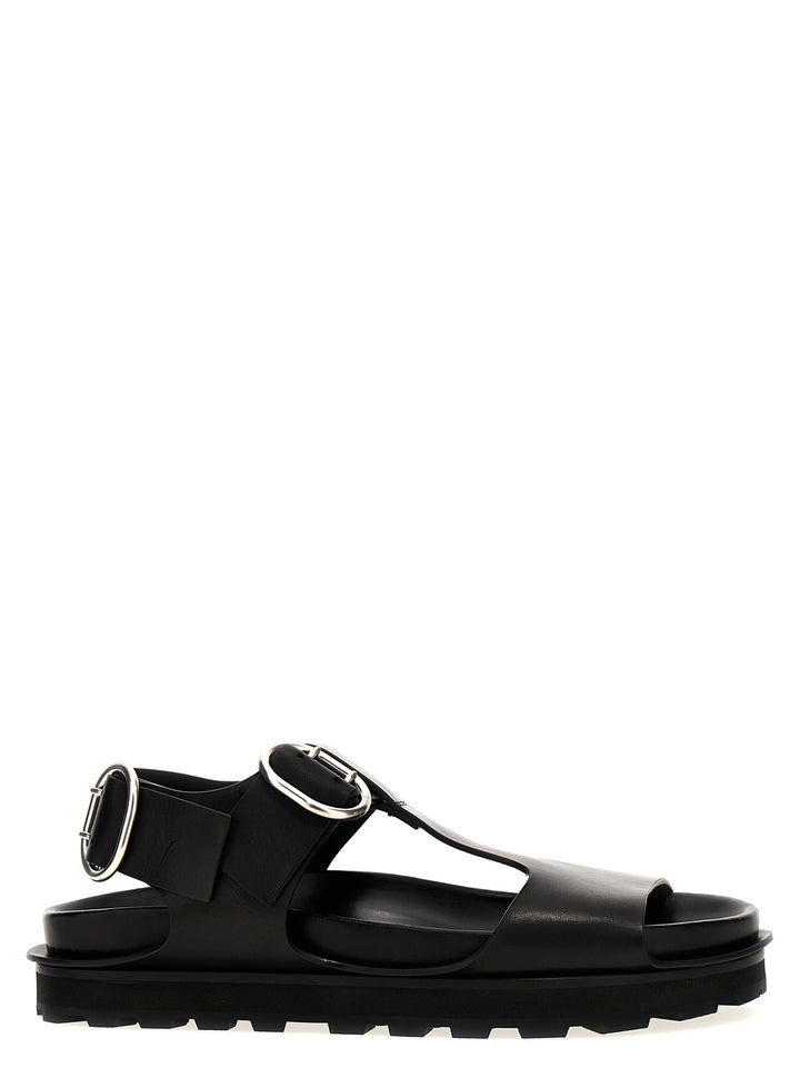 Leather Sandals Black