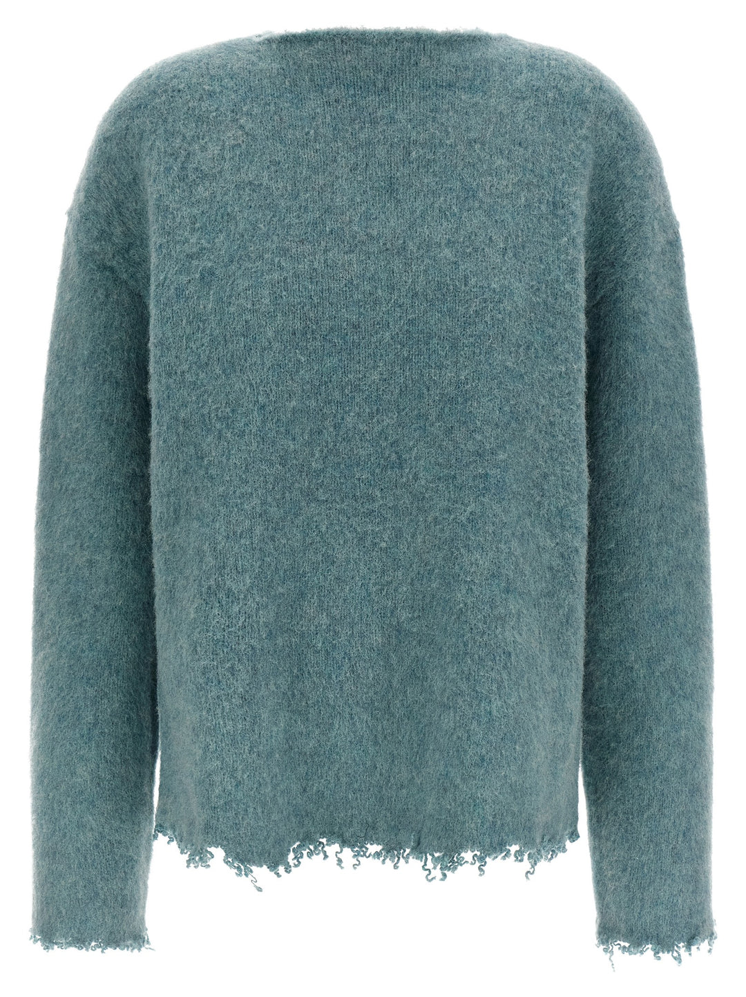Jil Sander Fringed Sweater Sweaters and Cardigans - Light Blue | 6e163ad0c1d2bf4a56d5b3ae0c6f082a9849b4a8