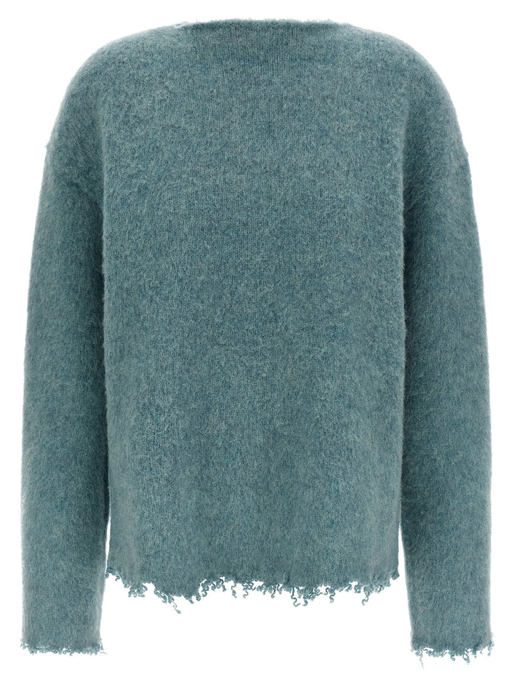 Jil Sander Fringed Sweater Sweaters and Cardigans - Light Blue | 6e163ad0c1d2bf4a56d5b3ae0c6f082a9849b4a8
