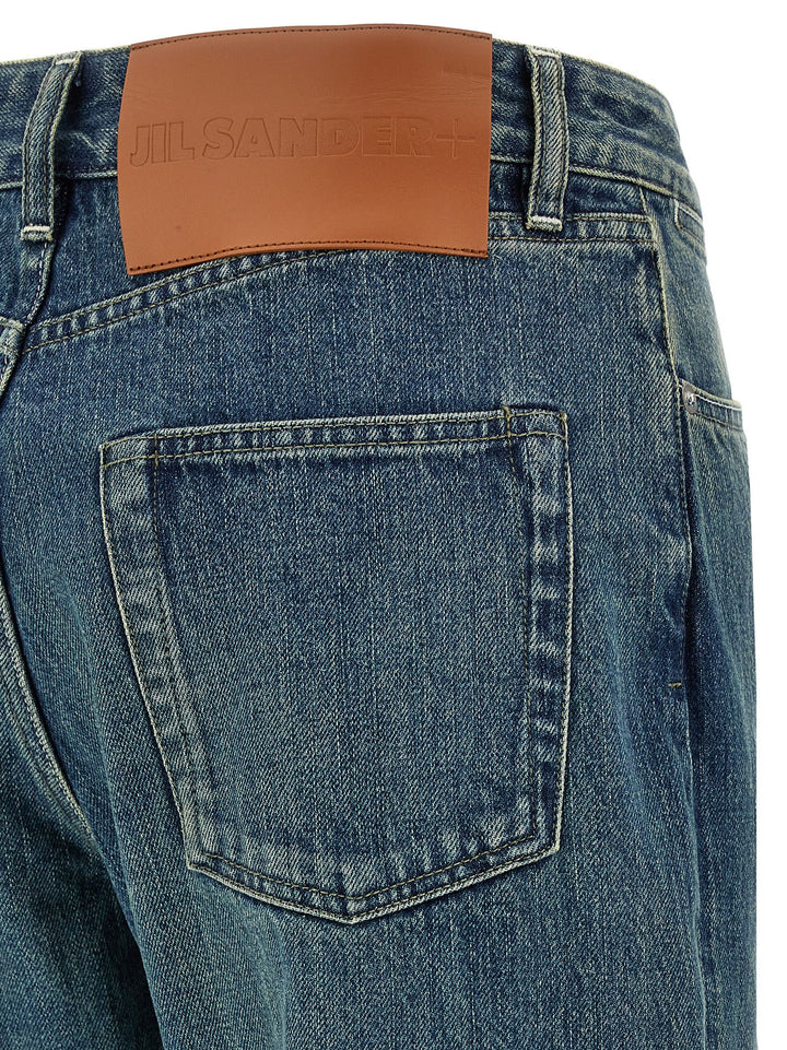 Jil Sander Slim Twist Jeans - Blue | ce8be56950ee1a0f8e691f196af0551e1fcc56b5