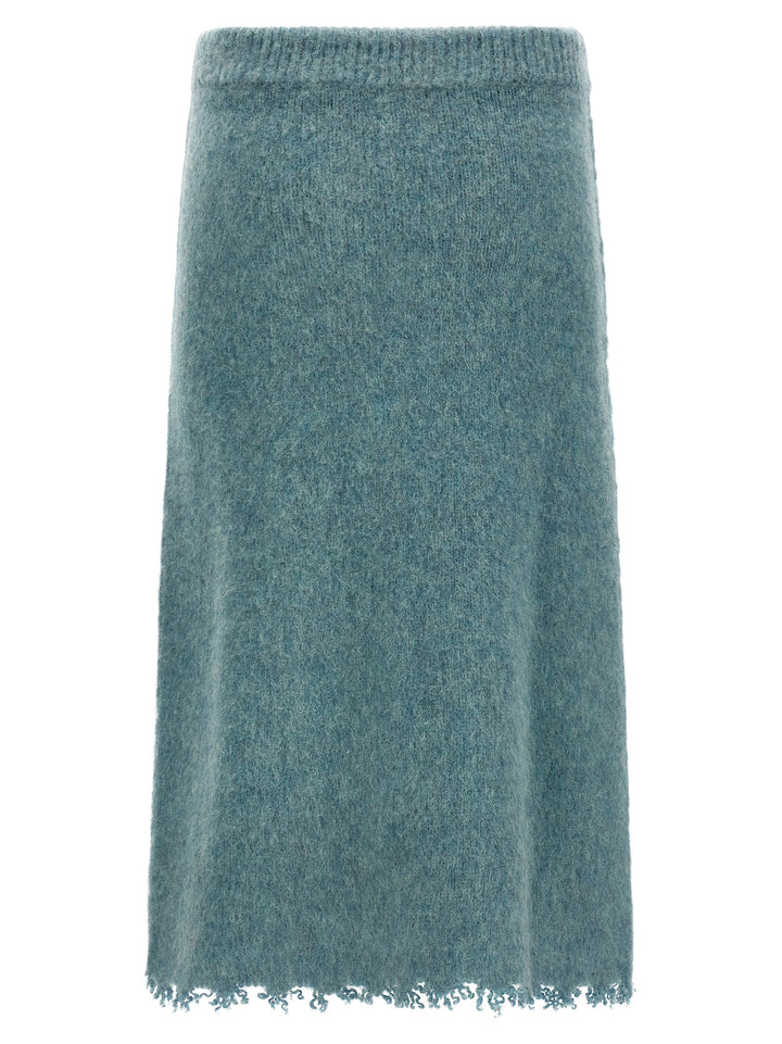 Jil Sander Wool Knit Skirt Skirts - Light Blue | 2845034251076b096c267d2925b10fc90e8f7b4d