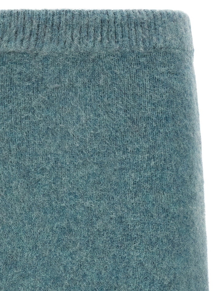 Jil Sander Wool Knit Skirt Skirts - Light Blue | 25f1527db8ad293096c7c771ed6ec2966e687c41