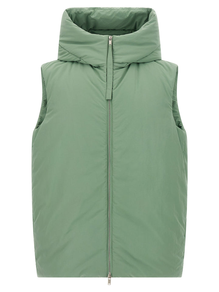 Jil Sander 160 Gilet - Green | f1d5a1707537f96b488451755a130b075e774adf