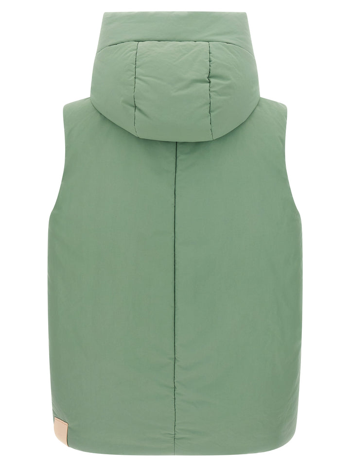 Jil Sander 160 Gilet - Green | 4df585bb7d2b706c027cbaf51f832e5a725cdc96