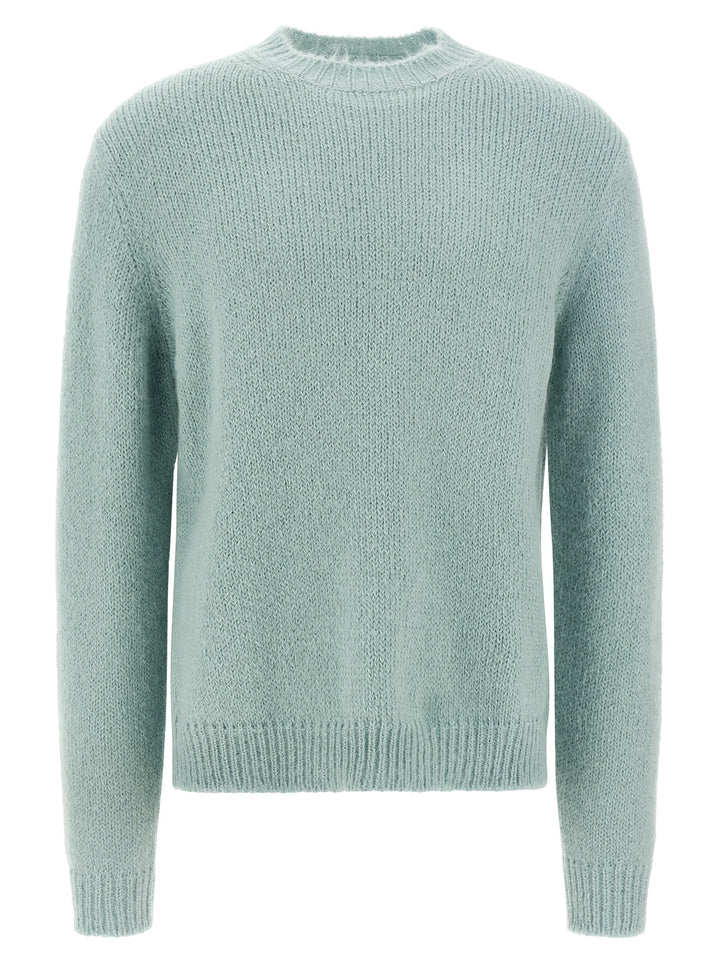 Jil Sander Alpaca Wool Sweater Sweaters and Cardigans - Light Blue | e484a0fb1bf5b596988972afa5bf22c22e43ee1d