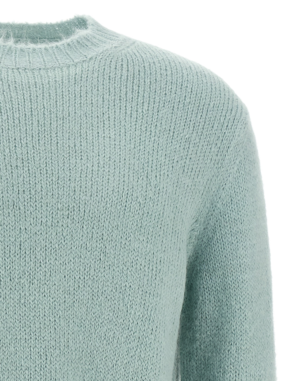 Jil Sander Alpaca Wool Sweater Sweaters and Cardigans - Light Blue | 84184c426515d9464d6ad843ab89546771bc0995
