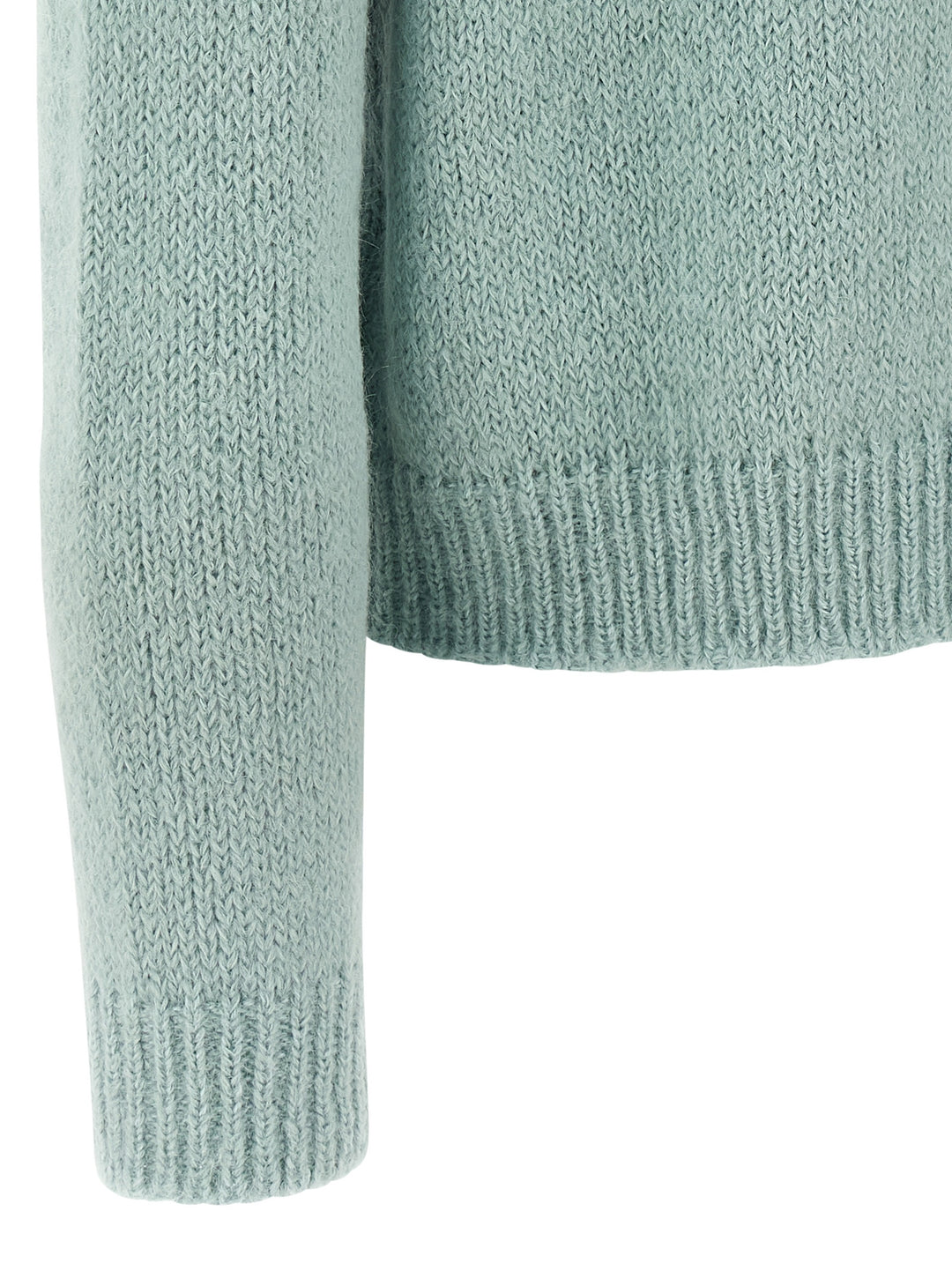 Jil Sander Alpaca Wool Sweater Sweaters and Cardigans - Light Blue | 2ae67211f5e733b886eacae570650679db354628