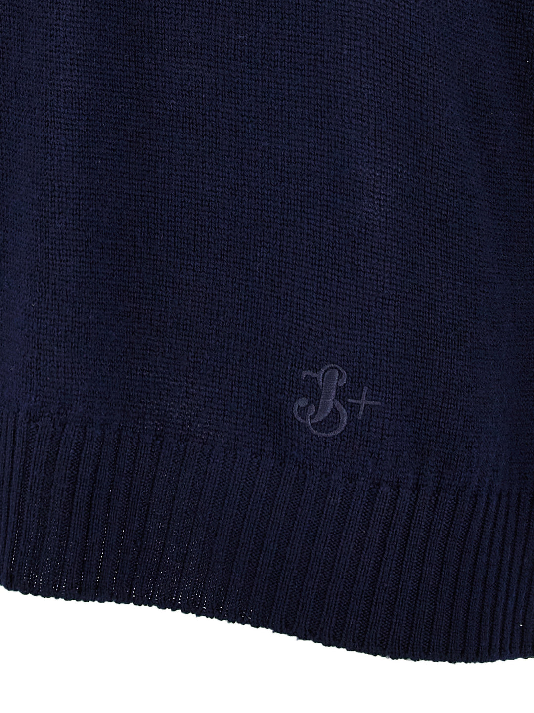 Logo Embroidery Sweater Sweater, Cardigans Blue