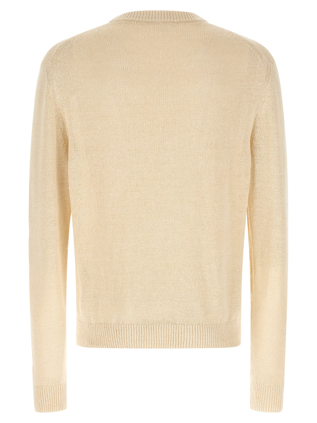 Jil Sander Silk Hemp Sweater Sweaters and Cardigans - Beige | f7814181598db1533e3c819166997fad230eda3d