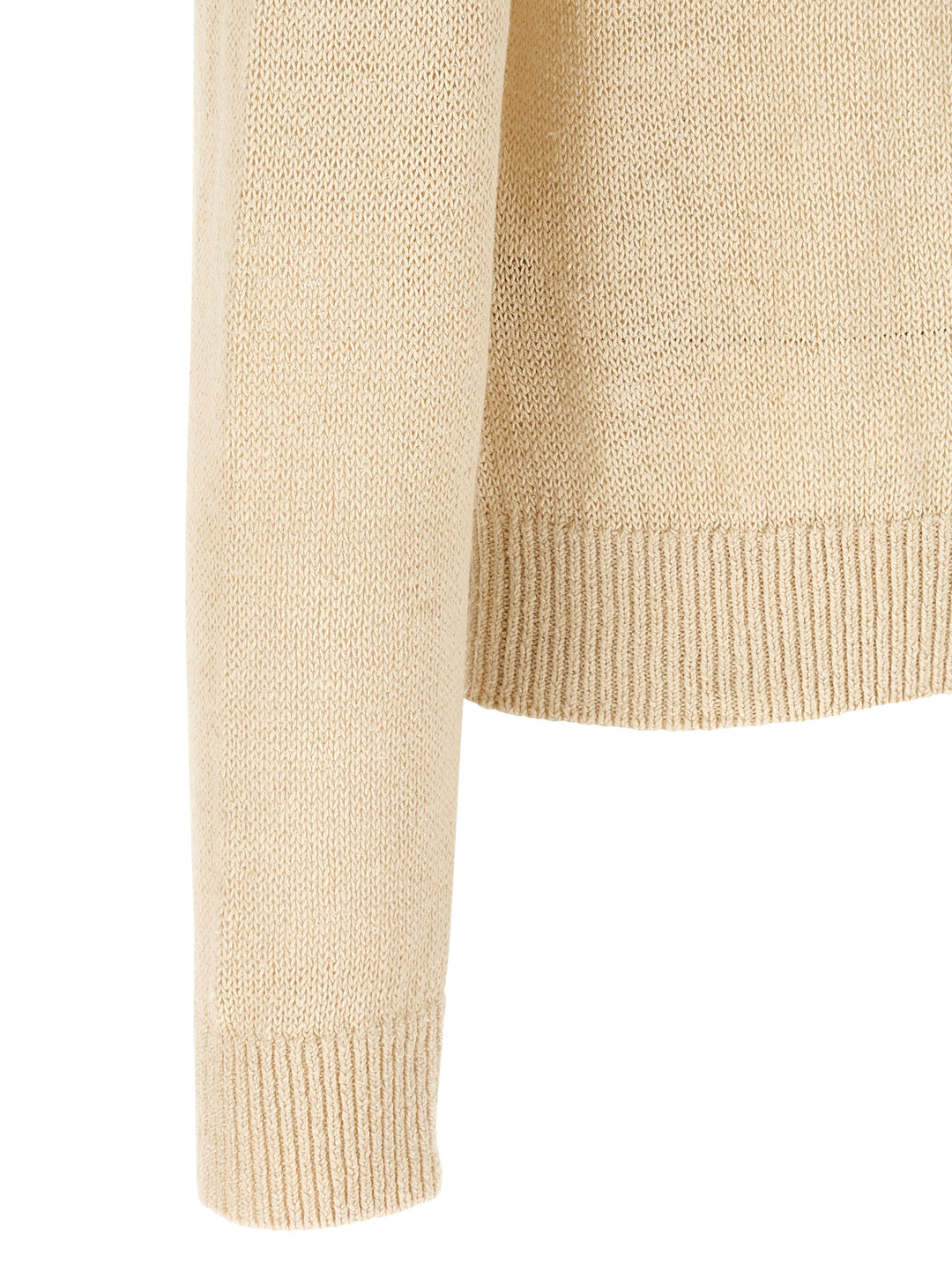 Jil Sander Silk Hemp Sweater Sweaters and Cardigans - Beige | 872e7af049616b320a0dabdafb4bce7dc87d35de